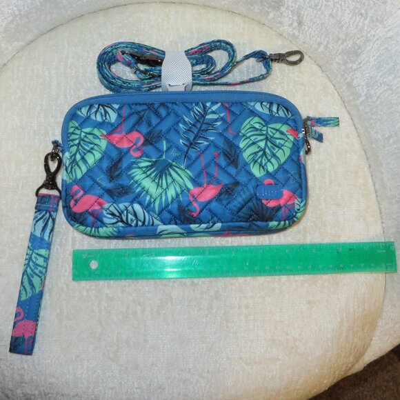 Lug Crossbody Coupe XL in Flamingo Blue EUC - Picture 3 of 6